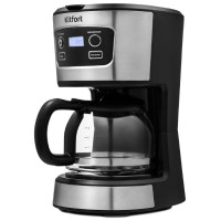 Кофеварка Kitfort KT-738 черный, серый