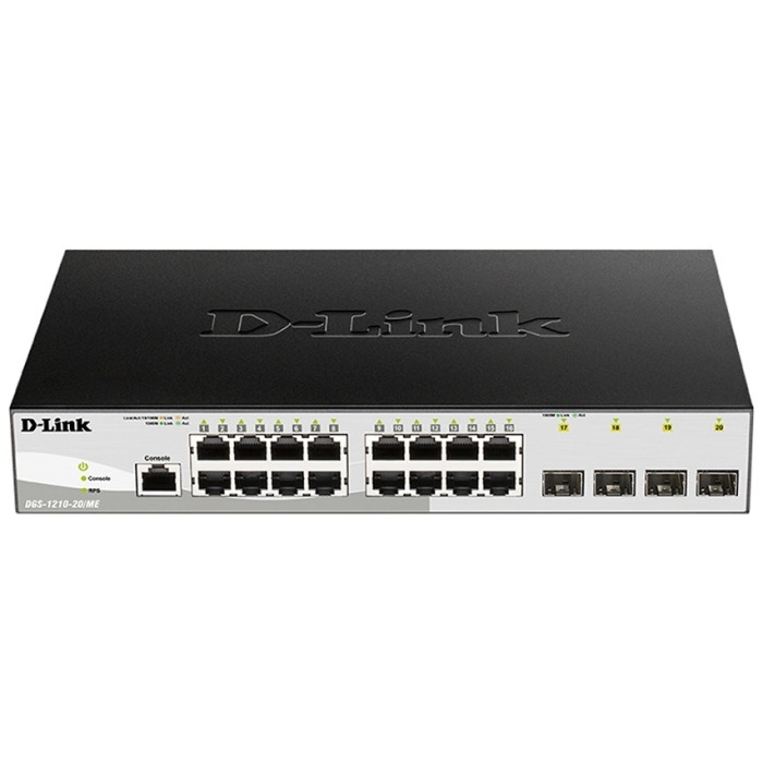 D-link DGS-1210-20/ME/B1A черный