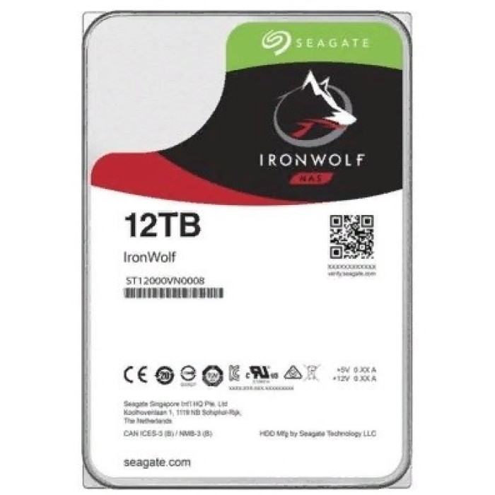 HDD Seagate IronWolf NAS ST12000VN0008 12000 Гб