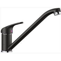 Смеситель для кухни (мойки) Blanco Daras 526233 черный, однозахватный