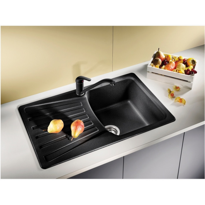 Смеситель для кухни (мойки) Blanco Daras 526233 черный, однозахватный