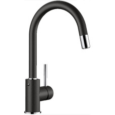 Смеситель для кухни (мойки) Blanco Mida-S 526146 черный, однозахватный