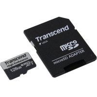 Карта памяти MicroSD 128GB Class 10 U1 Transcend TS128GUSD350V