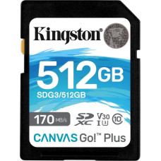 Kingston Canvas Go Plus SDG3/512GB 512 Гб