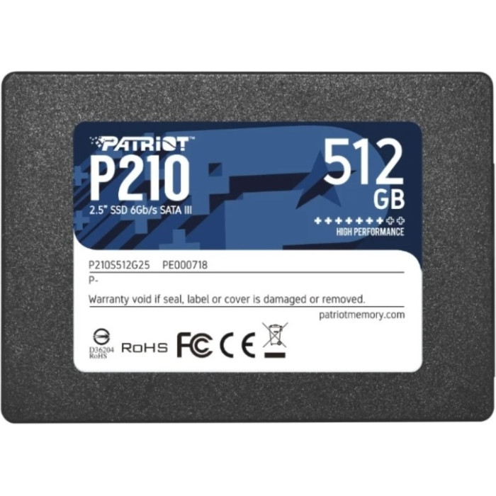 SSD Patriot P210S512G25 512 ГБ