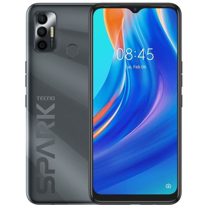 TECNO Spark 7 4 ГБ/64 ГБ черный