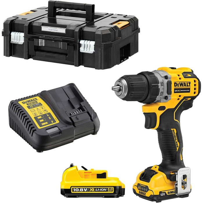 DeWALT дрель-шуруповерт DCD701D2-QW 10.8 В