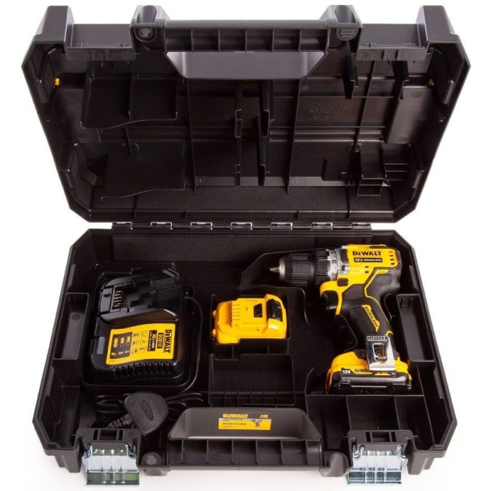 DeWALT дрель-шуруповерт DCD701D2-QW 10.8 В