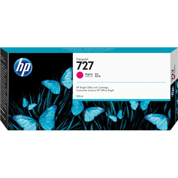 HP 727 F9J77A пурпурный (magenta)