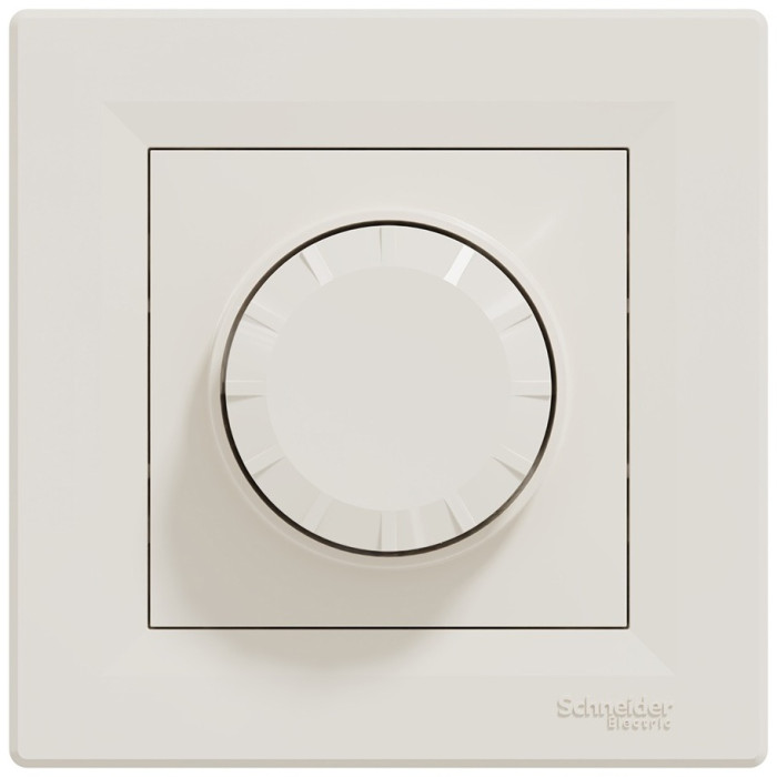 Поворотный диммер Schneider Electric EPH6800123, кремовый