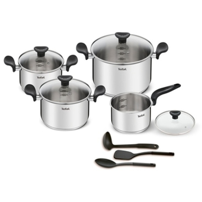 Tefal смешанный набор Primary E308SB74 сталь 11 в 1