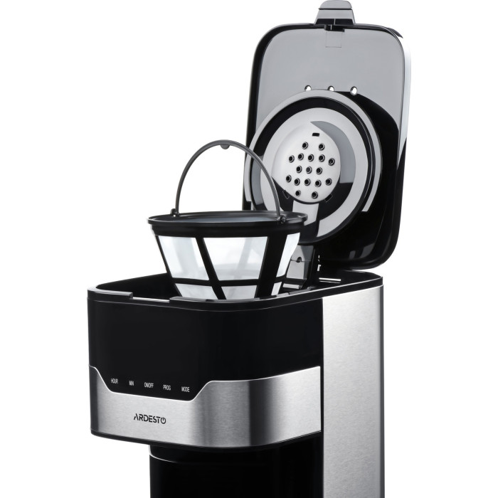 Кофеварка Ardesto FCM-D3100 серебристый, черный