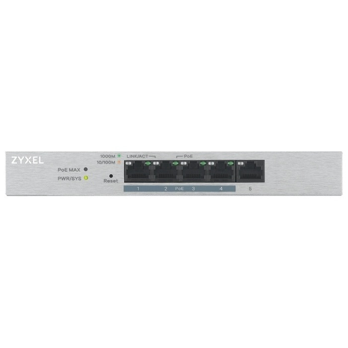 ZyXEL GS1200-5HPv2-EU0101F серебристый