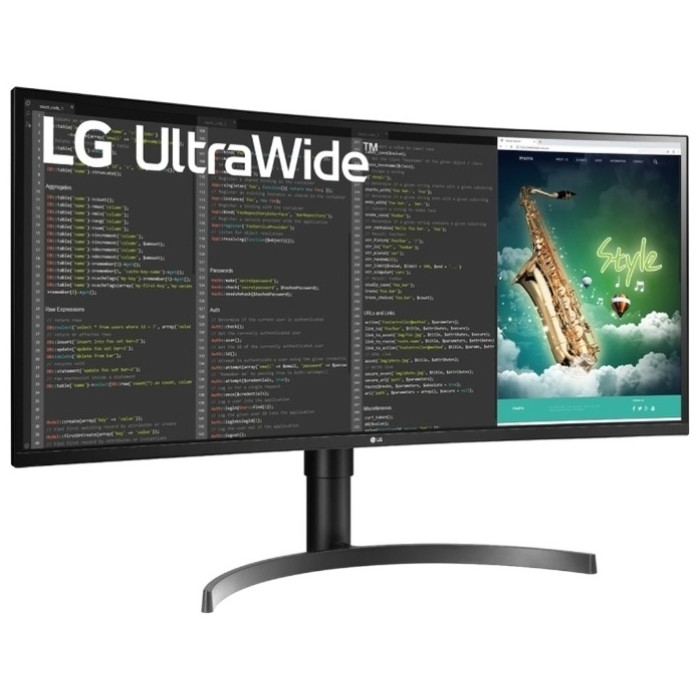LG 35WN75C-B черный