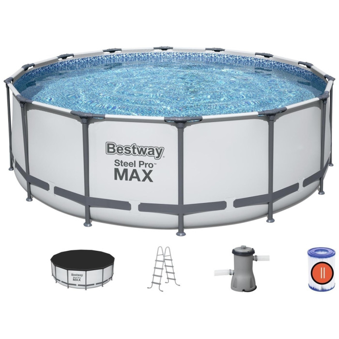 Бассейн каркасный Bestway Steel Pro Max 5612X, 427x122 см