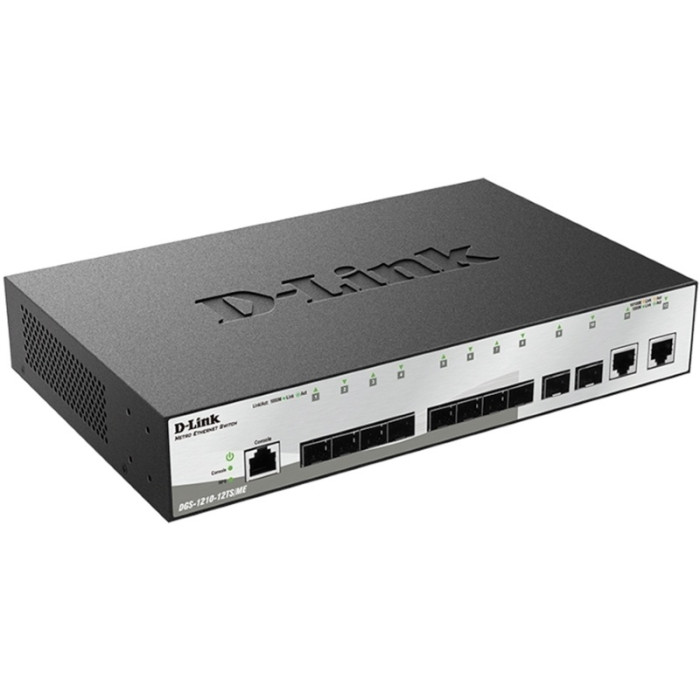 D-link DGS-1210-12TS/ME/B1A черный