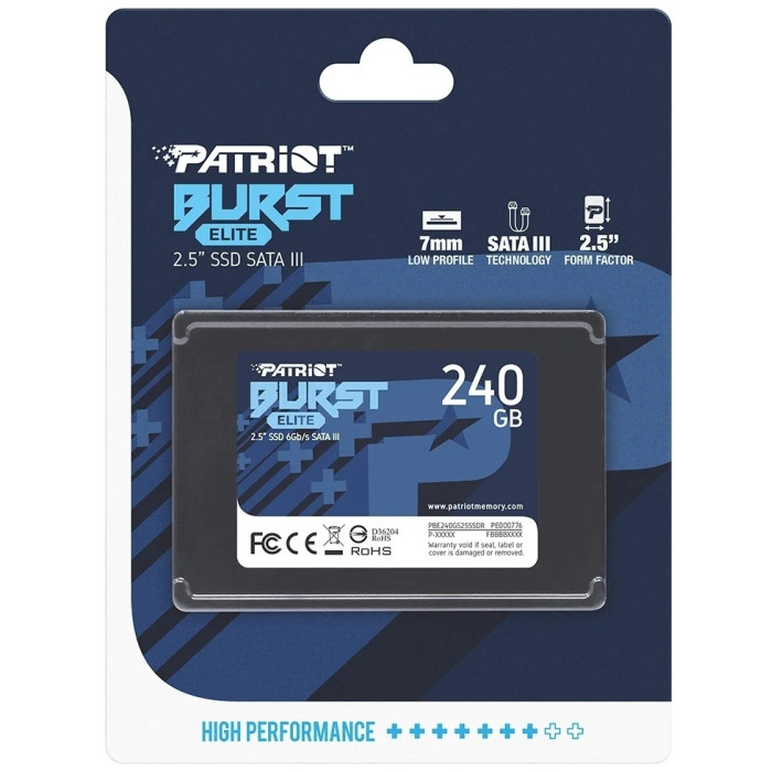 SSD Patriot PBE240GS25SSDR 240 ГБ