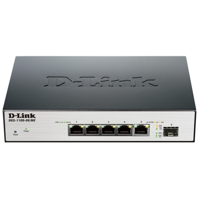 D-link DGS-1100-06/ME/A1B черный