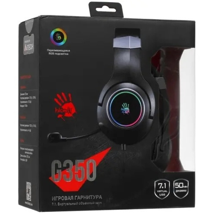 Наушники A4Tech Bloody G350 черный