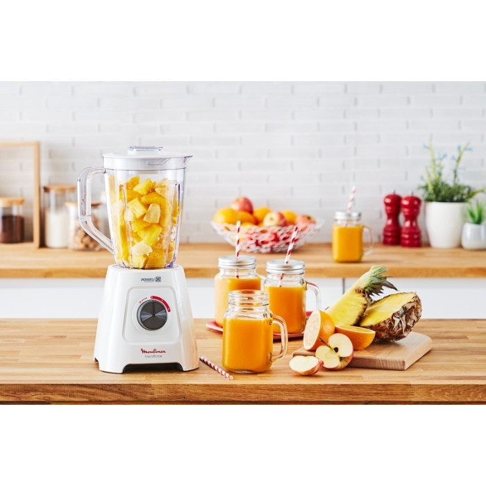 соковыжималка стационарный Moulinex Blendforce Powelix LM42Q110 белый, черный