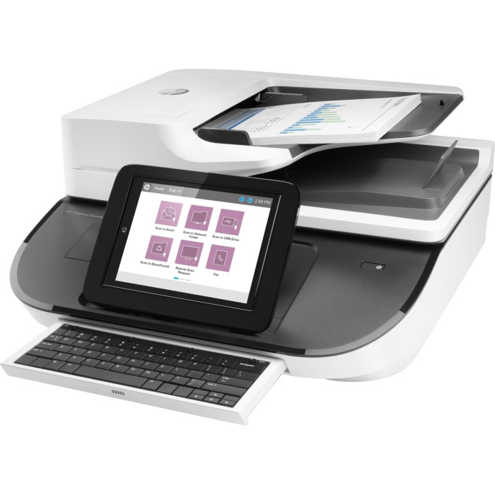 HP Digital Sender Flow 8500 fn2 белый-серый
