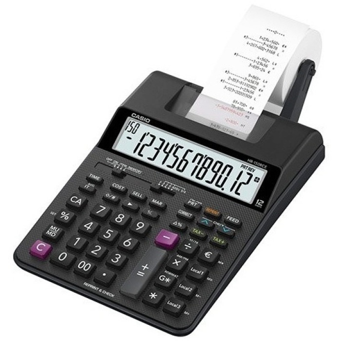 CASIO настольный HR-150RCE-WA-EC черный
