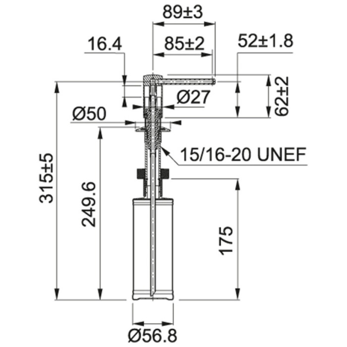 Диспенсер для жидкого мыла Franke Comfort 119.0578.743