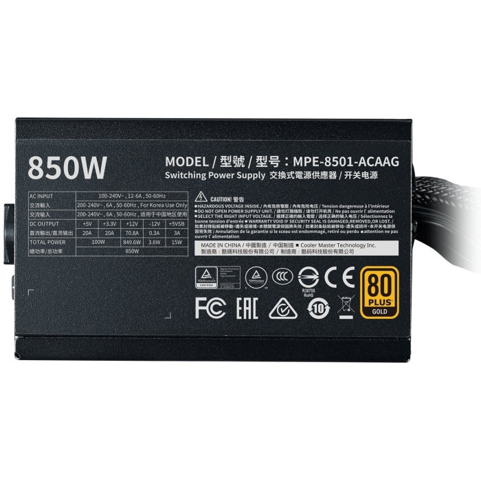 Cooler Master MWE Gold 850 V2 MPE-8501-ACAAG-EU 850W