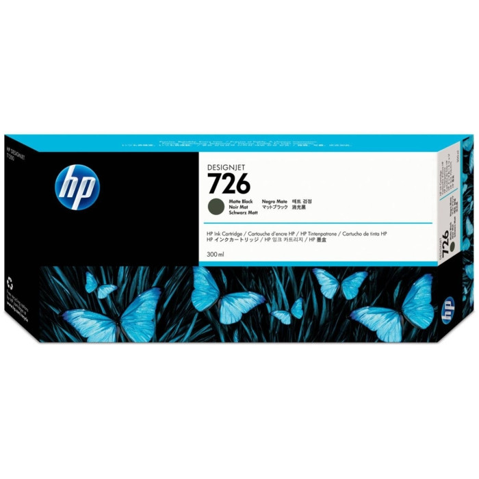 Картридж HP Europe/CH575A/Чернильный/№726/Матовый черный/300 мл