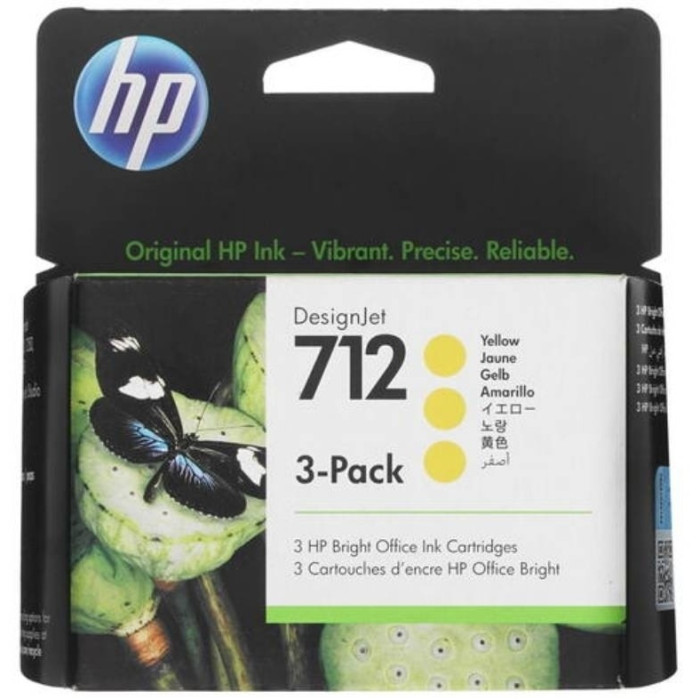 HP 712 3ED79A желтый