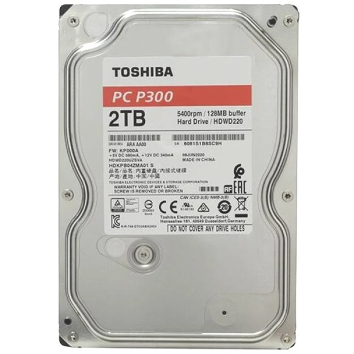 HDD Toshiba HDWD220UZSVA 2000 ГБ