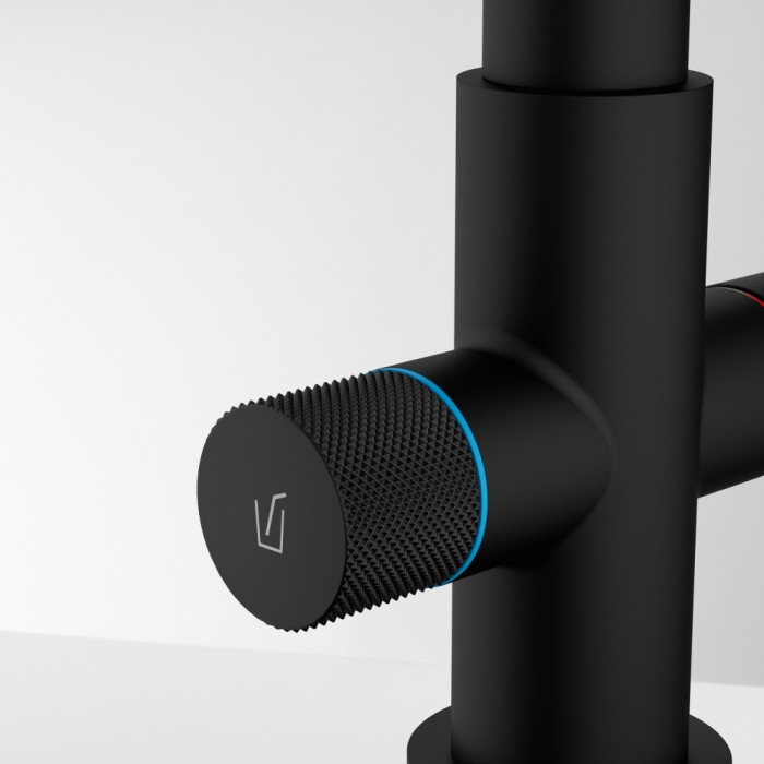 Смеситель для кухни Franke Lina Clear Water 2.0 L Swivel MB (120.0730.802), латунь, цвет черный