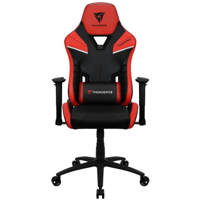 Игровое кресло ThunderX3 TC5-Ember Red, черный, красный