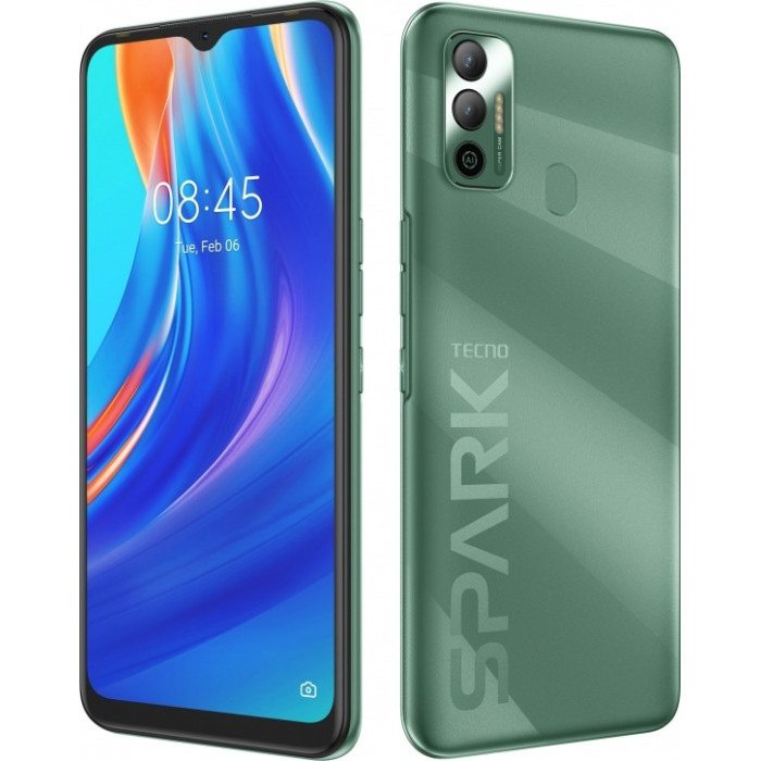 TECNO Spark 7 4 ГБ/64 ГБ зеленый