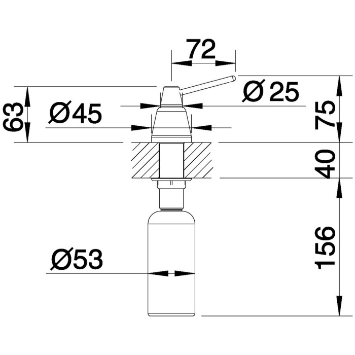 Диспенсер для жидкого мыла Blanco 510769