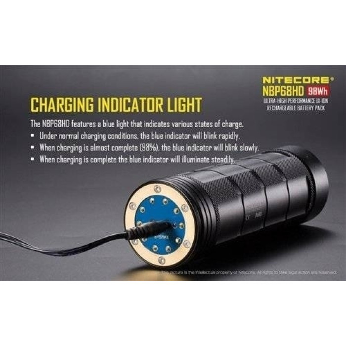 NITECORE Аккумулятор NBP68HD усиленный для фонарей