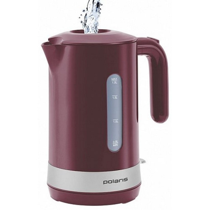 Электрочайник Polaris PWK 1803C WATER WAY PRO красный