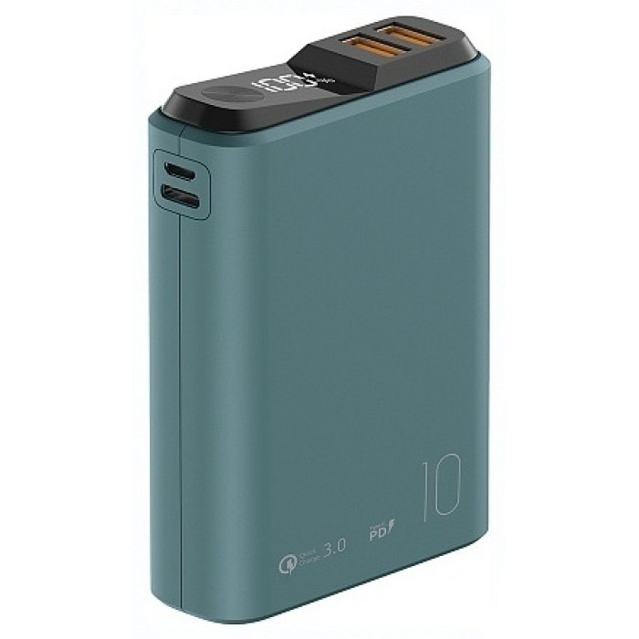 OLMIO QS-10 10000 мАч зеленый