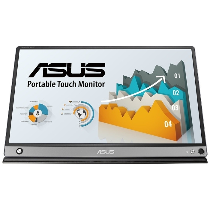 ASUS ZenScreen Touch MB16AMT серебристый