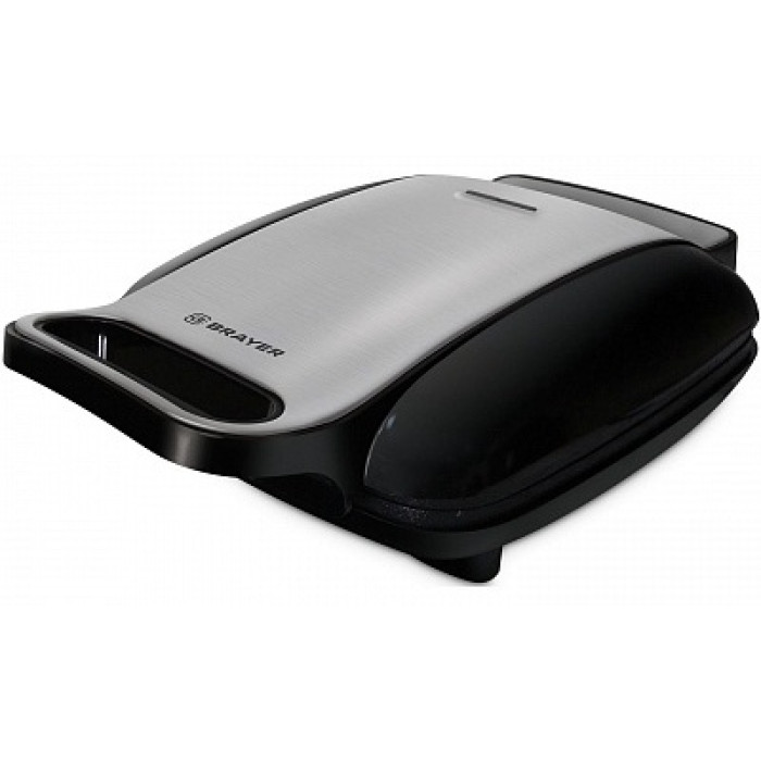 Вафельница BRAYER BR2301 серебристый