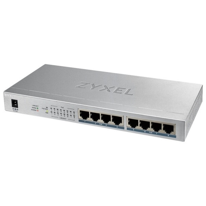 ZyXEL GS1008HP-EU0101F серебристый