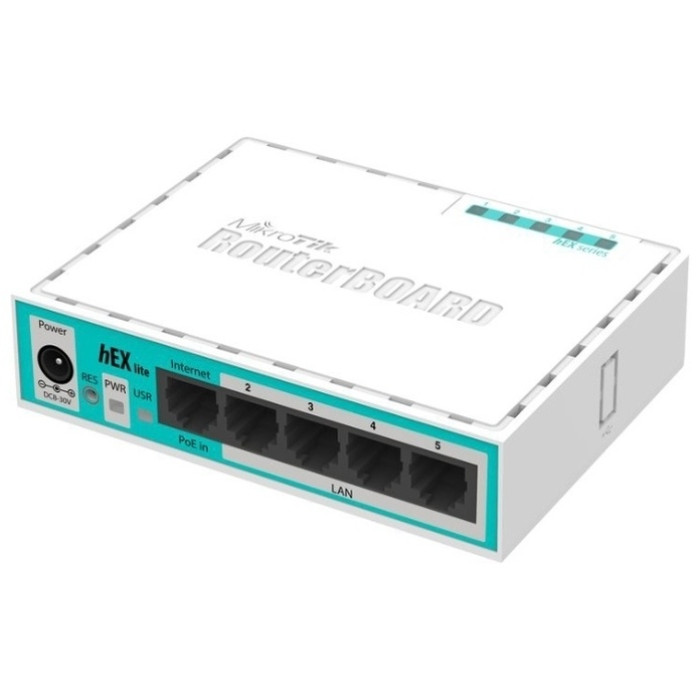 Mikrotik hEX lite RB750r2 белый