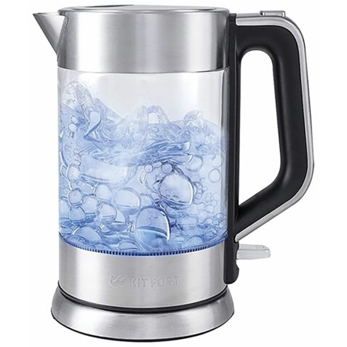 Электрочайник Kitfort KT-617 серебристый