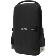 HDD USB 2 TB Silicon Power, A60, SP020TBPHDA60S3A, USB 3.2, black
