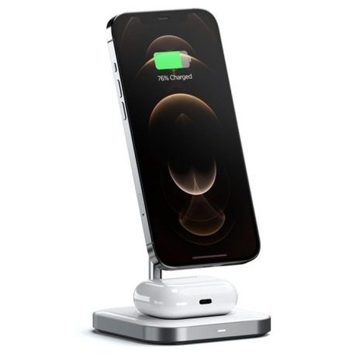 Satechi ST-WMCS2M Aluminium Magnetic 2-in-1 серый