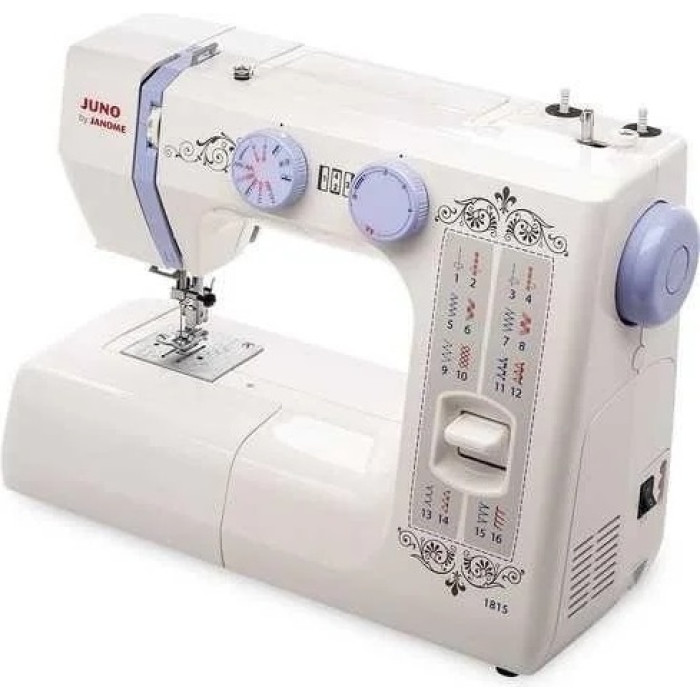 Janome JUNO 1815 белый, фиолетовый