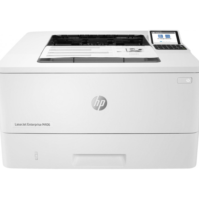 HP LaserJet Enterprise M406dn 3PZ15A белый