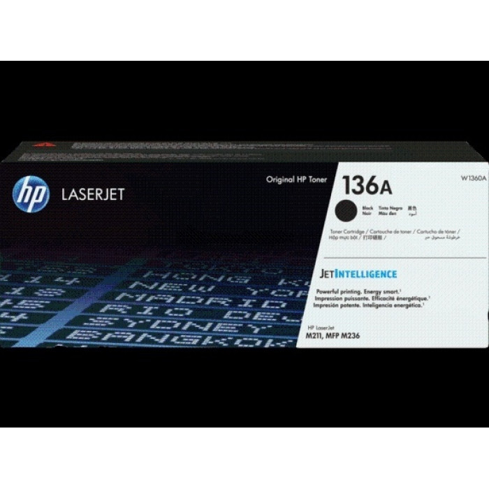 HP 136A W1360A черный