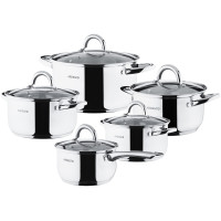 Ardesto смешанный набор Gemini Gourmet Andria AR1910GPS металл, сталь, стекло 10 в 1