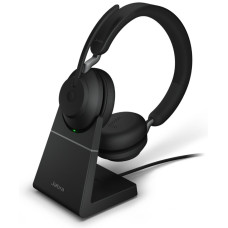Наушники Jabra Evolve2 65 Link380a MS Stereo Stand черный